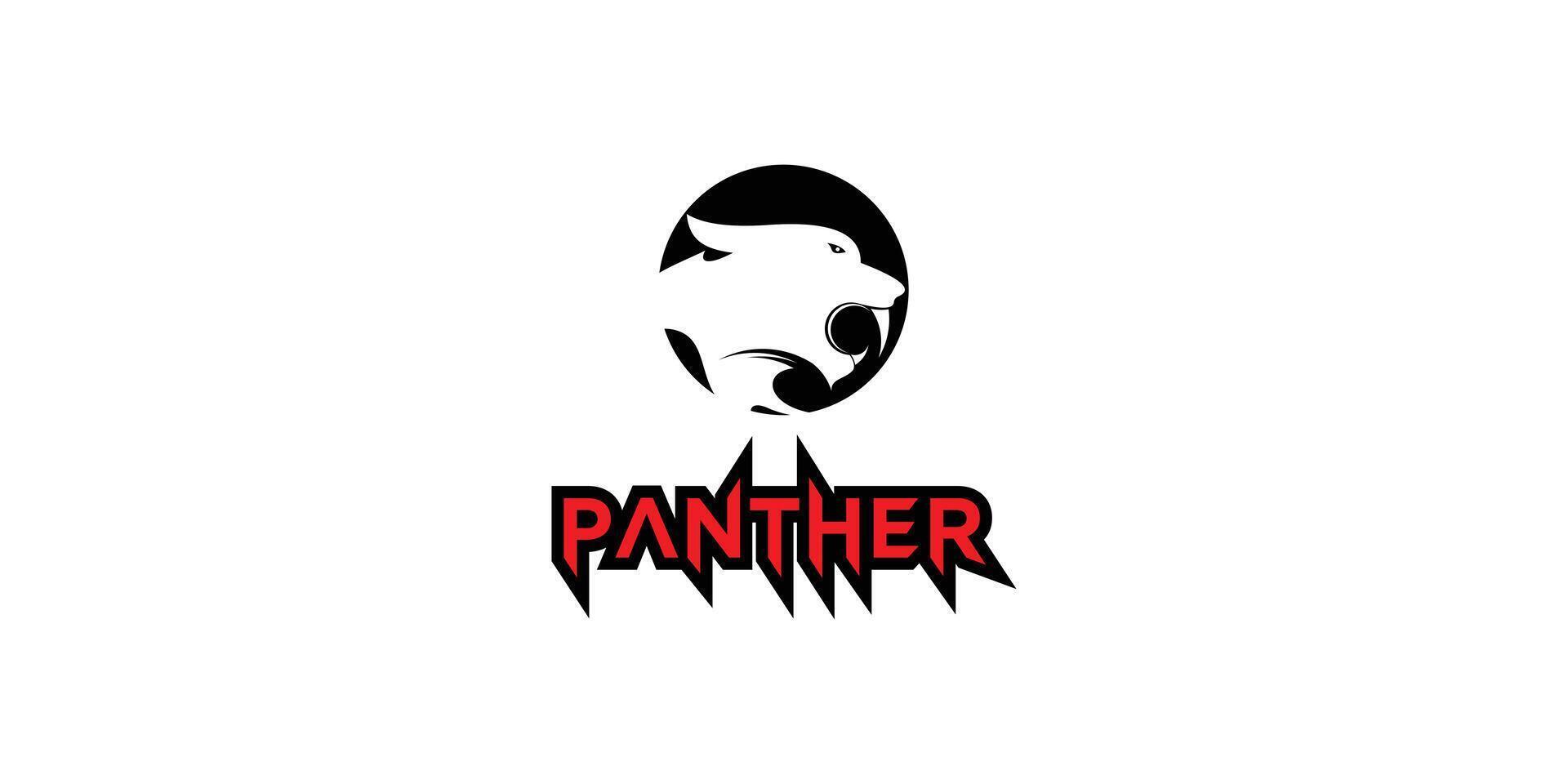 Creative panther logo design with unique concept , premium vector