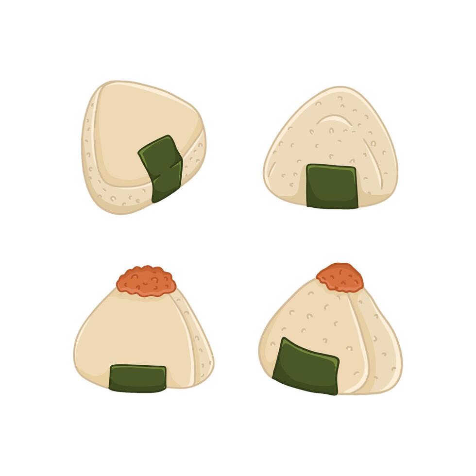 Japanese Food and Snack Illustration Drawing vector