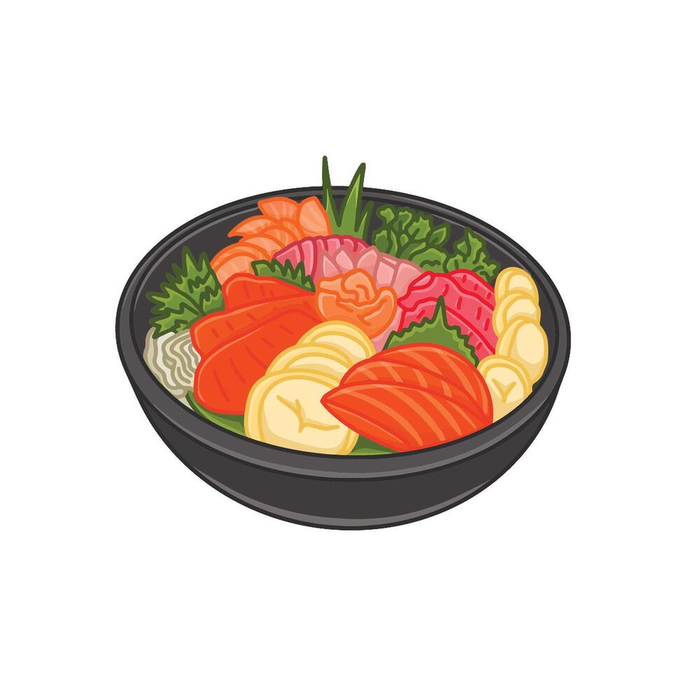 Japanese Food and Snack Illustration Drawing vector