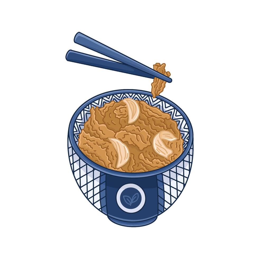 Japanese Food and Snack Illustration Drawing vector