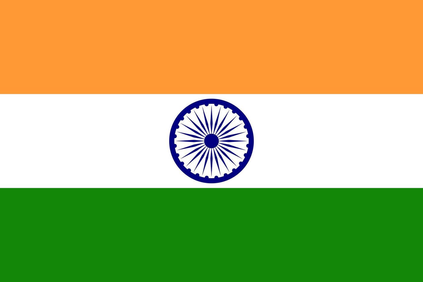 Flag of India. illustration. vector