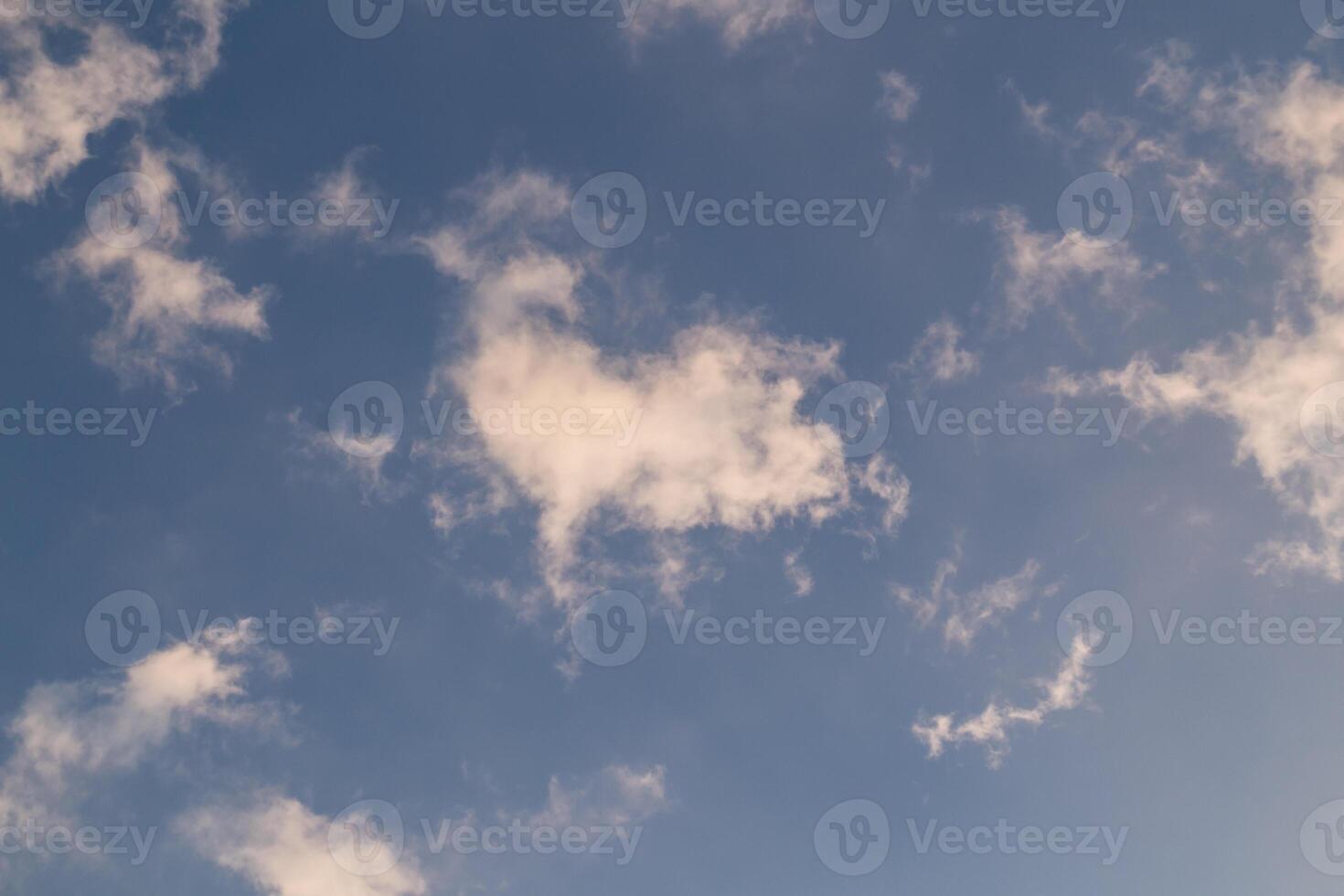 View of clouds in the sky in the afternoon photo