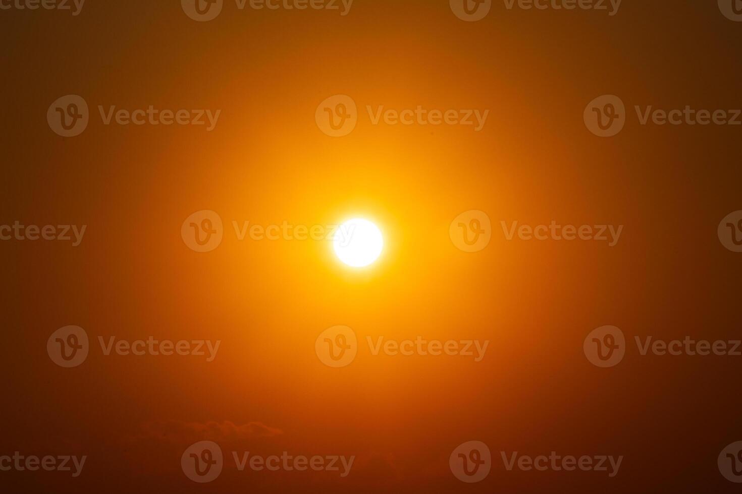 Golden Sunrise in clear Sky photo