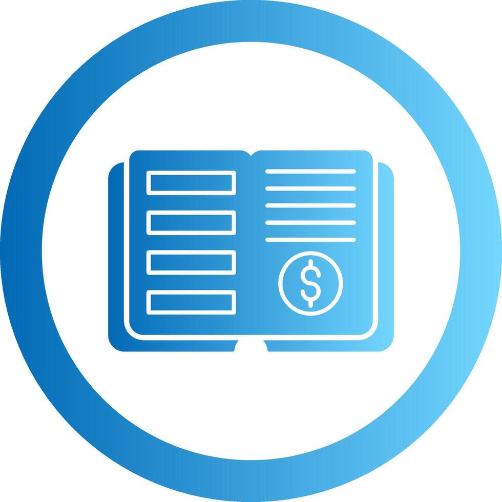 Ledger Gradient Circle Icon vector