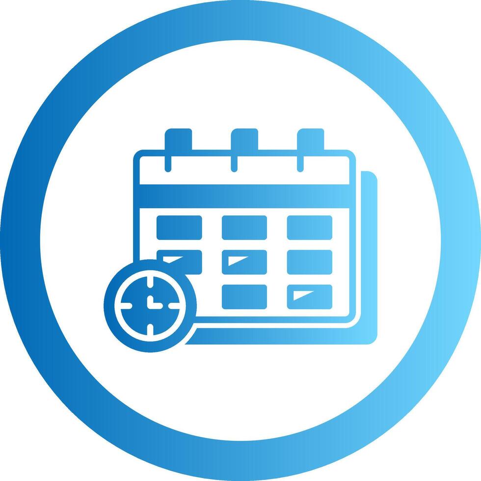 Term Gradient Circle Icon vector