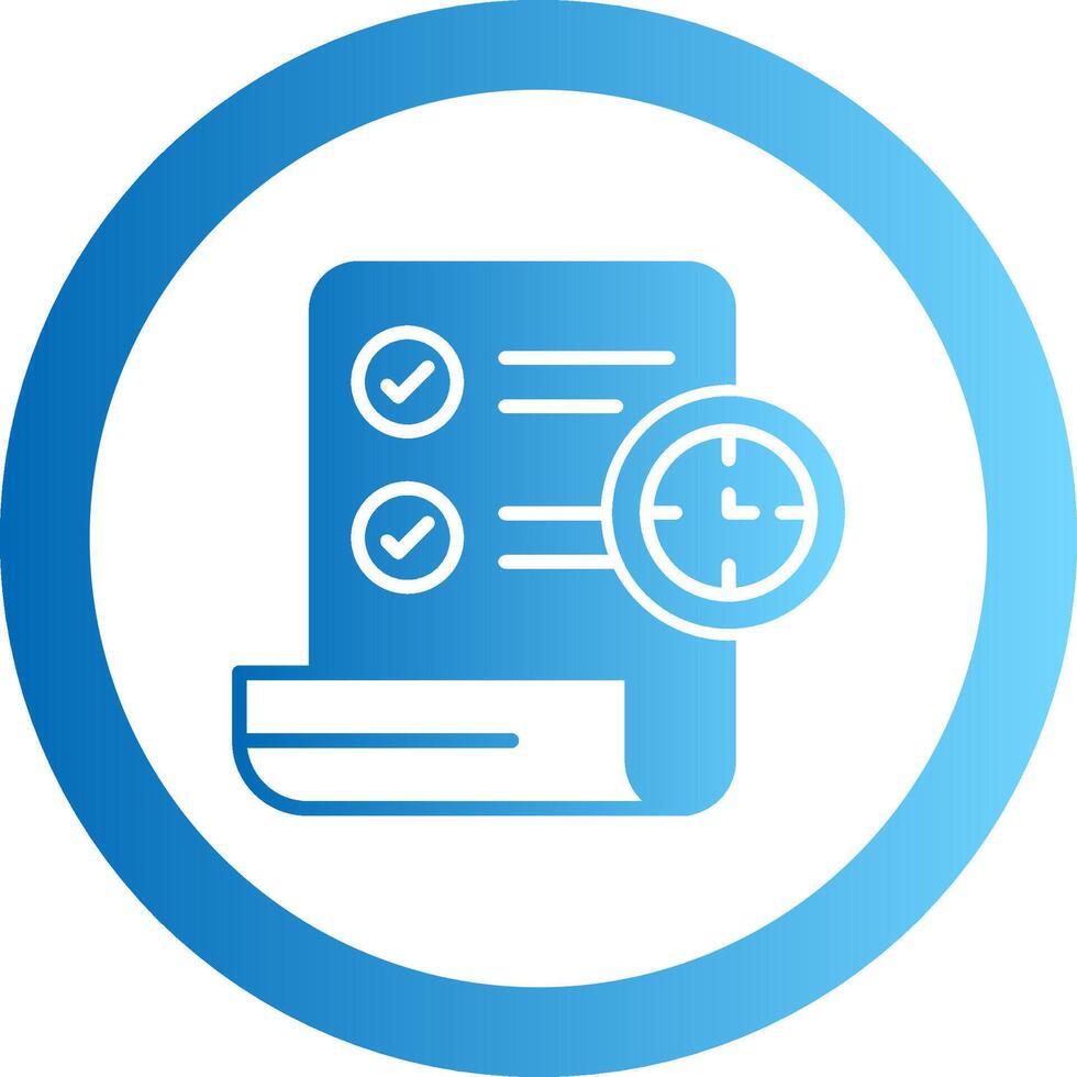 Term Gradient Circle Icon vector