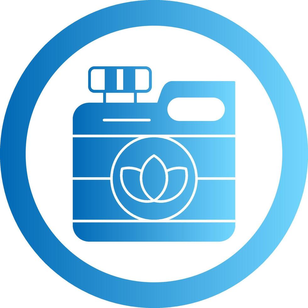 Fertilizer Gradient Circle Icon vector