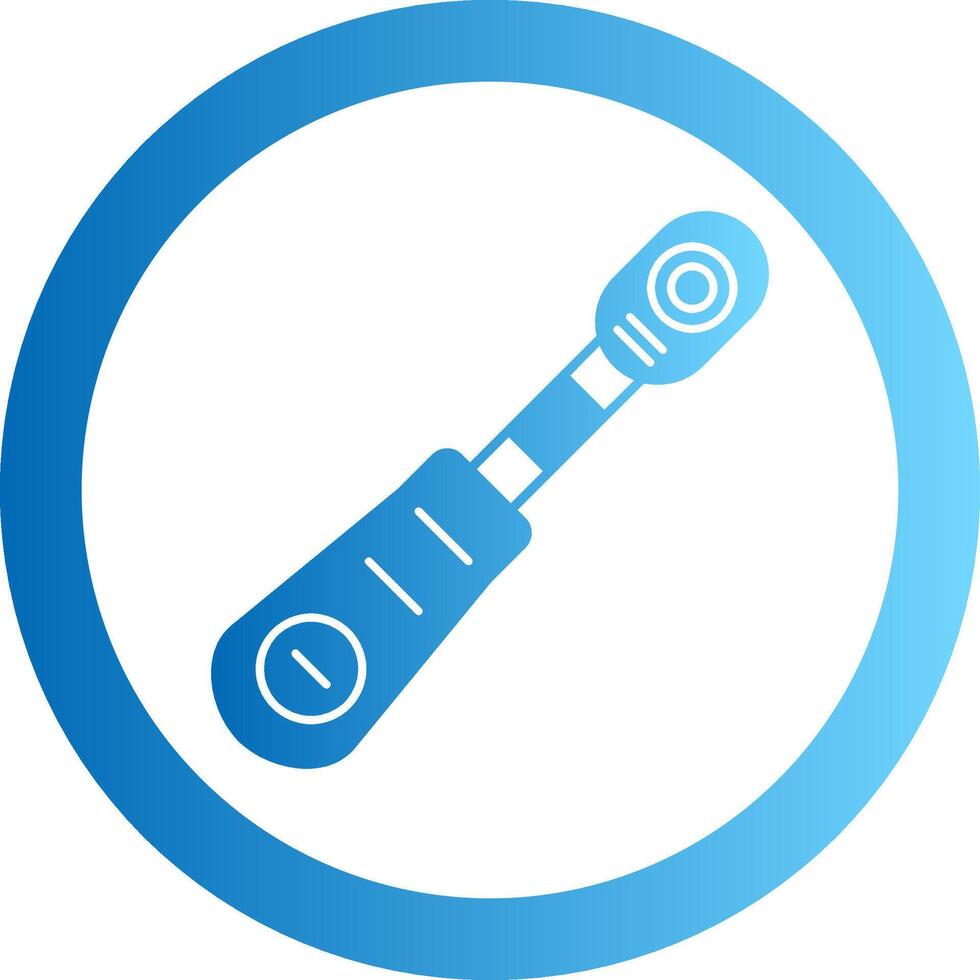 Ratchet Gradient Circle Icon vector