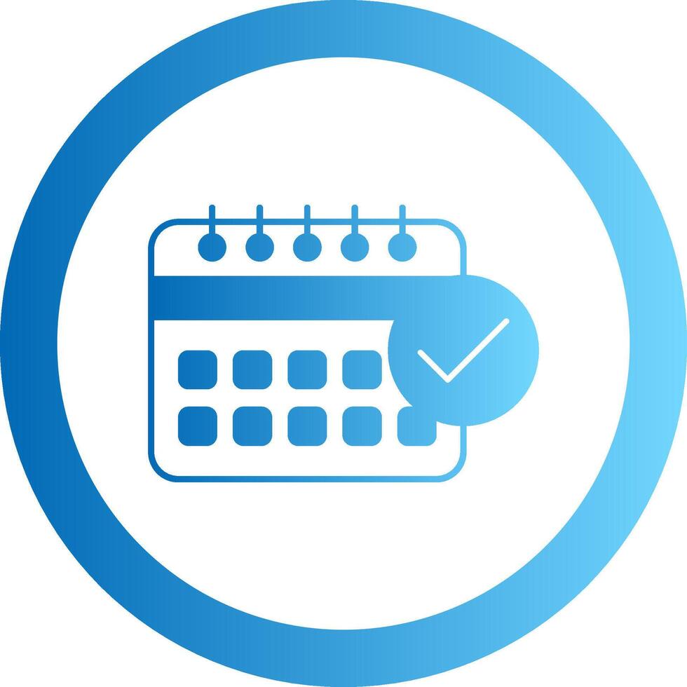 DeadGradient Circle Meet Gradient Circle Icon vector
