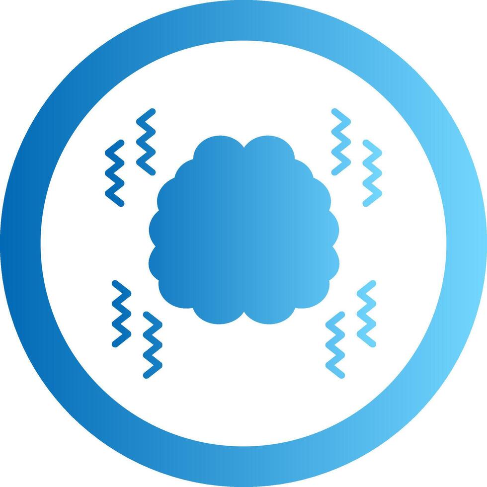 Parkinson Gradient Circle Icon vector