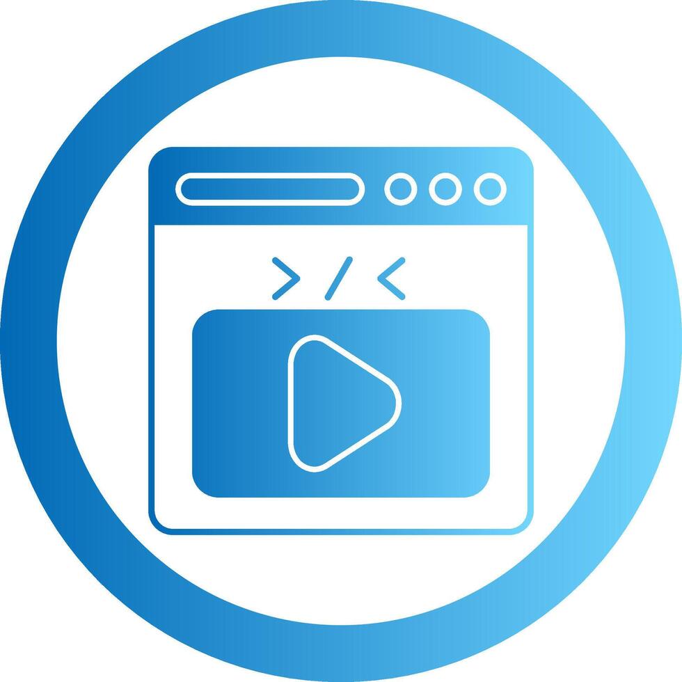 Gradient Circle Icon vector