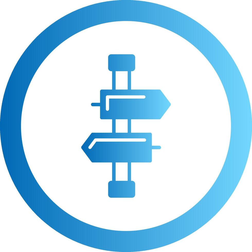 Opportunities Gradient Circle Icon vector