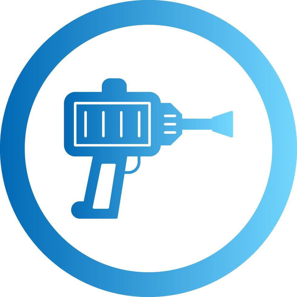 Impact Driver Gradient Circle Icon vector