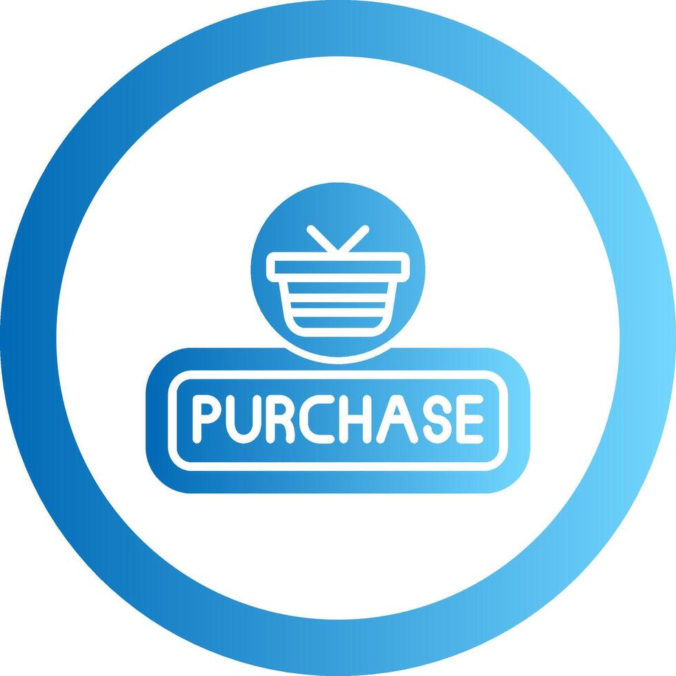 Purchase Gradient Circle Icon vector