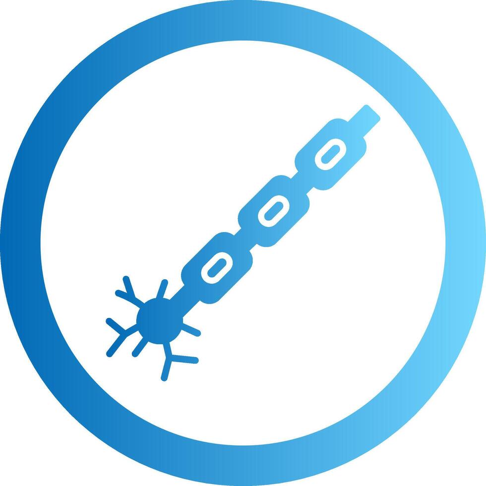 Myelin Gradient Circle Icon vector