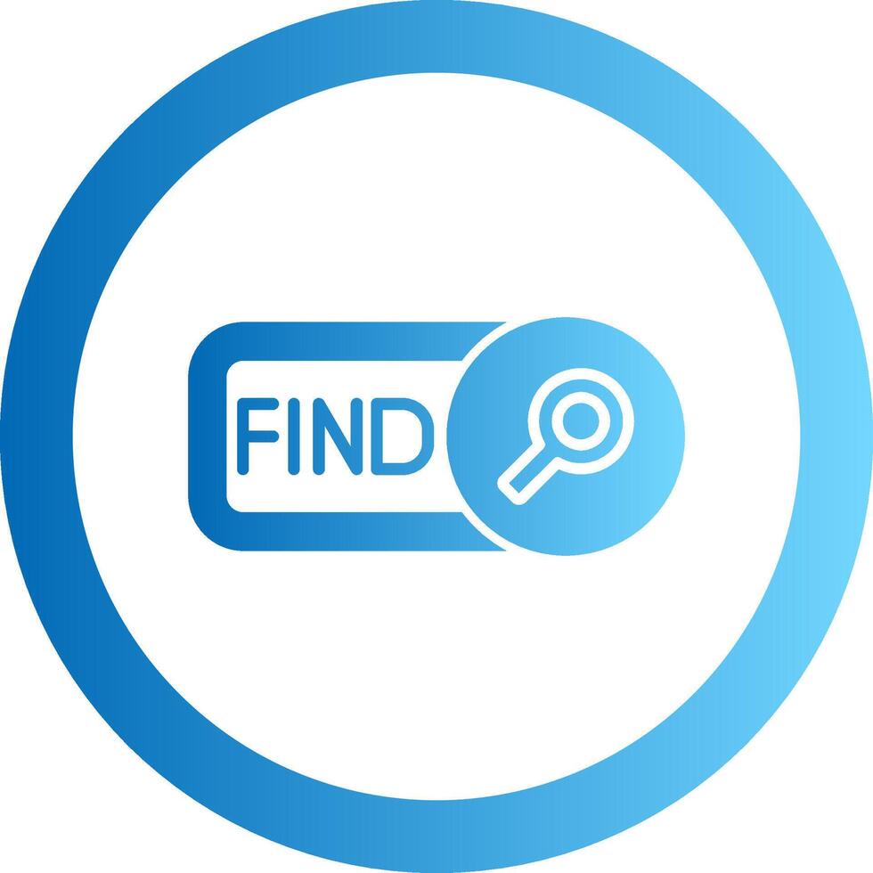 Find Gradient Circle Icon vector