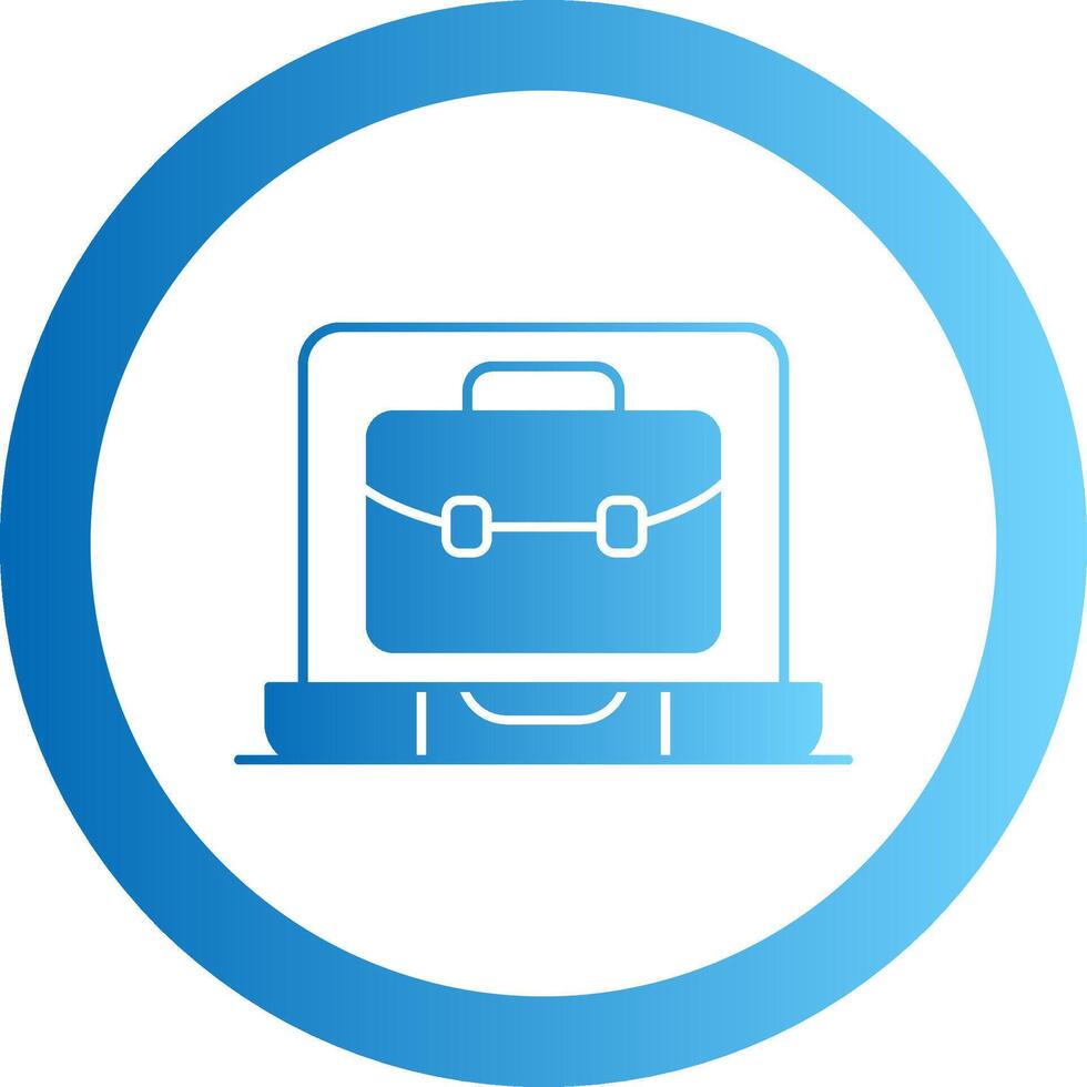 OnGradient Circle Portfolio Gradient Circle Icon vector