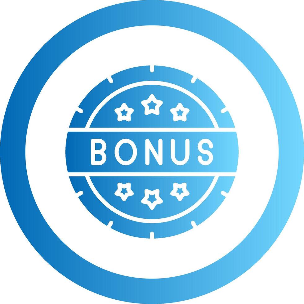 Bonus Gradient Circle Icon vector