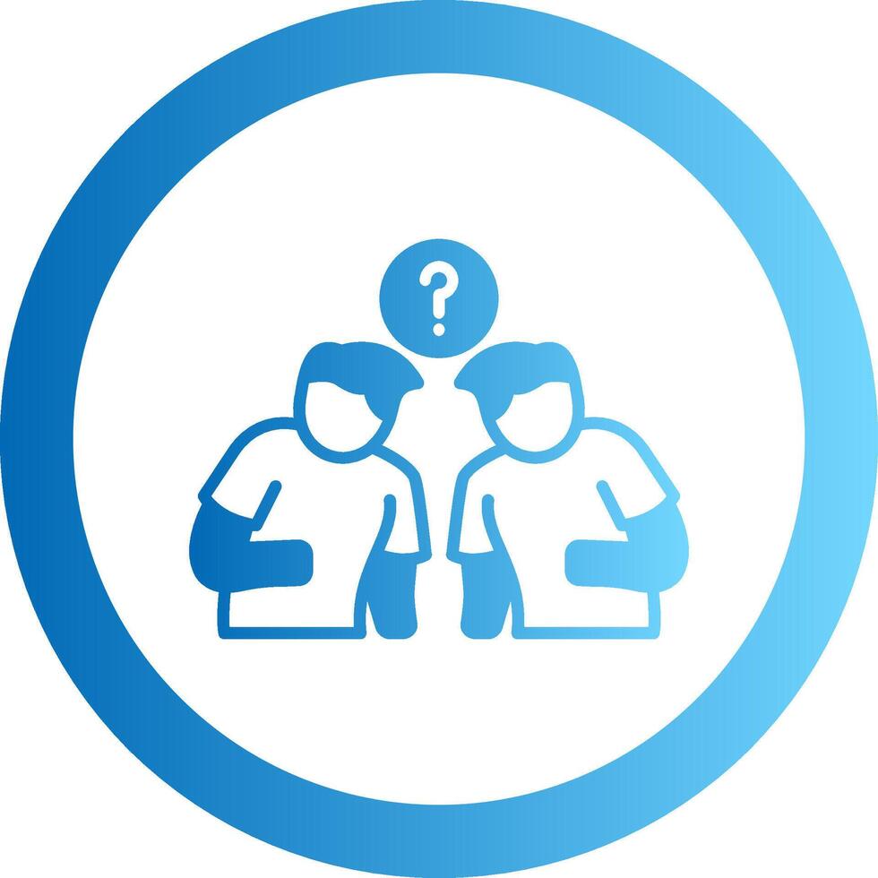 Virus Spread Gradient Circle Icon vector
