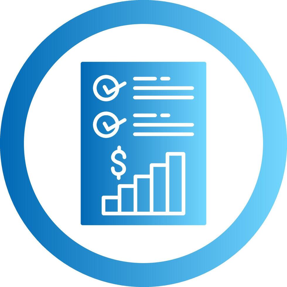 Guidance Gradient Circle Icon vector
