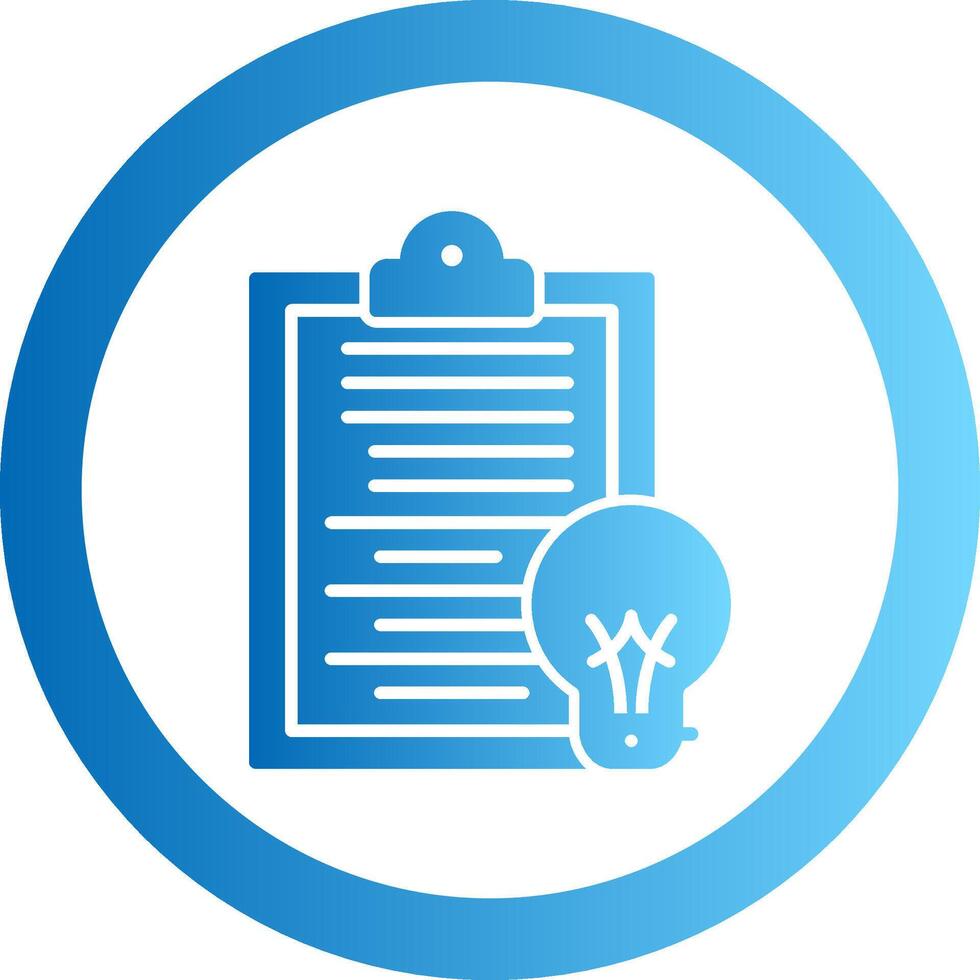 Summary Gradient Circle Icon vector