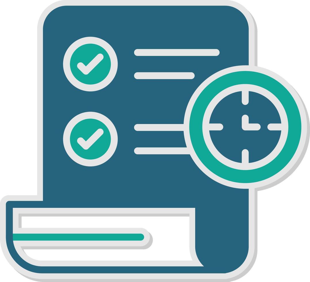 Term Sticker Icon vector