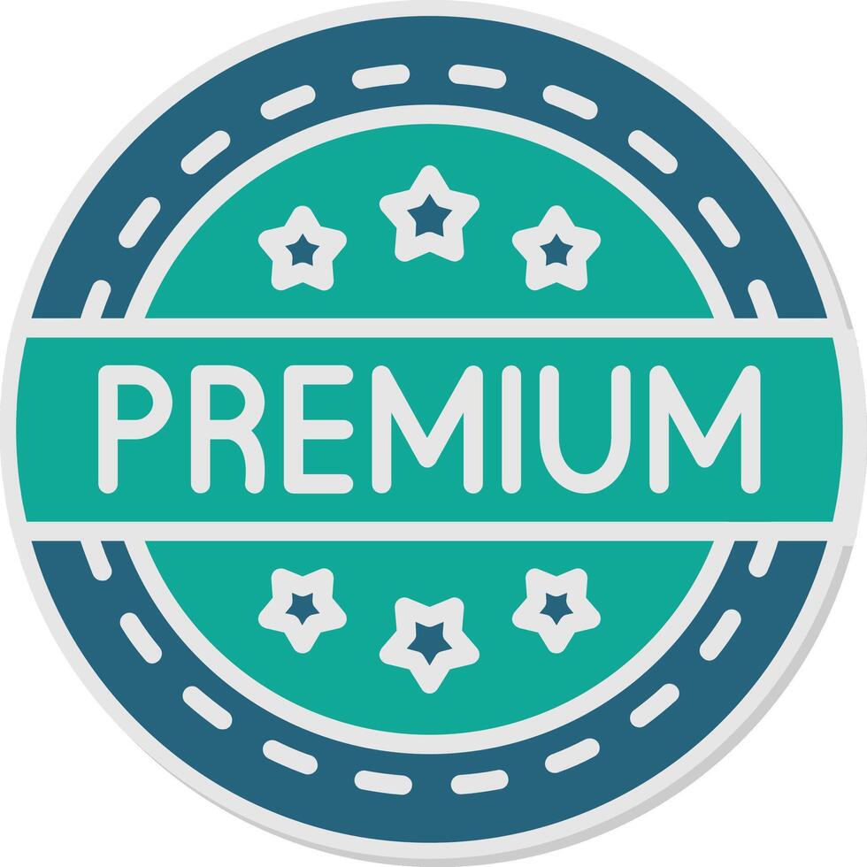 Premium Sticker Icon vector