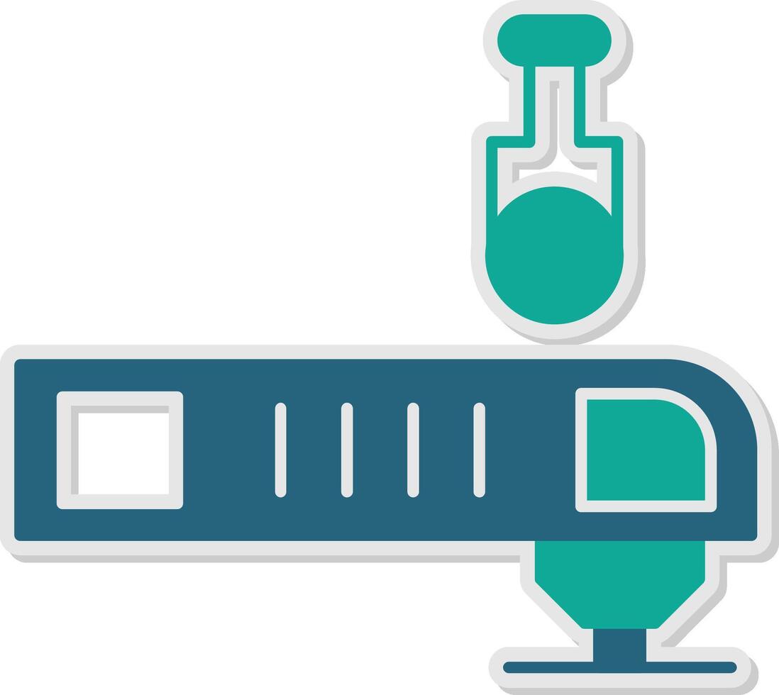 Oscillating Multi Tool Sticker Icon vector