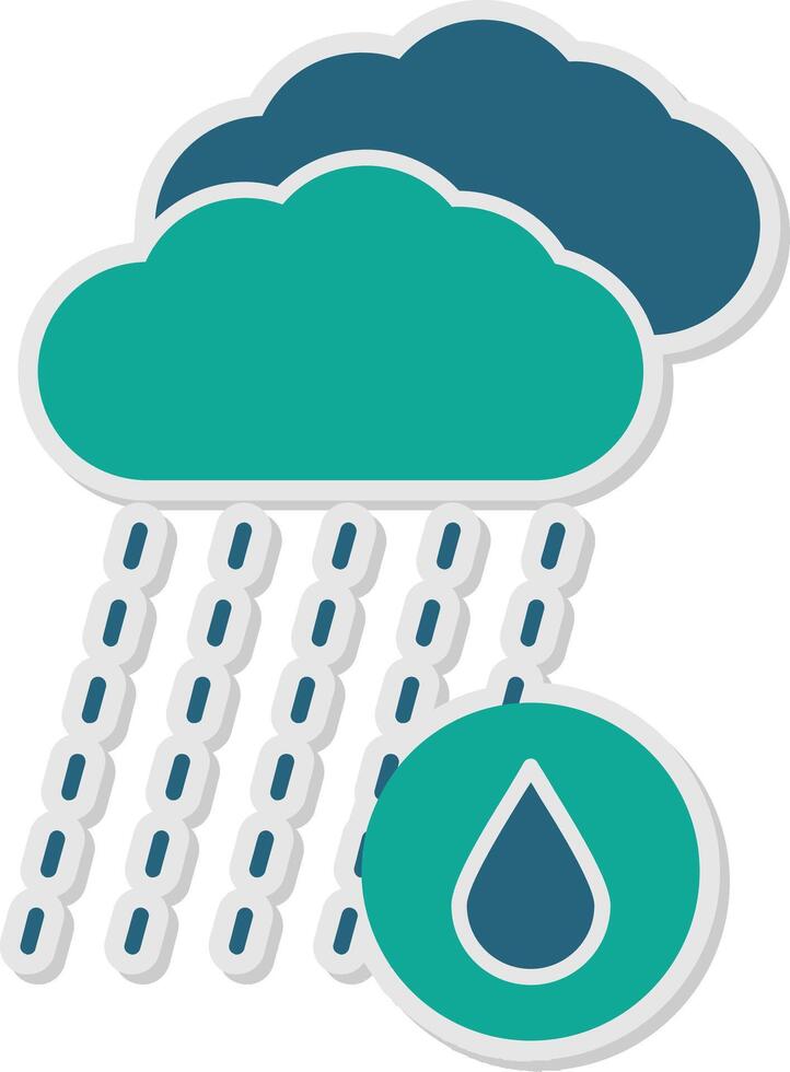 Rain Sticker Icon vector