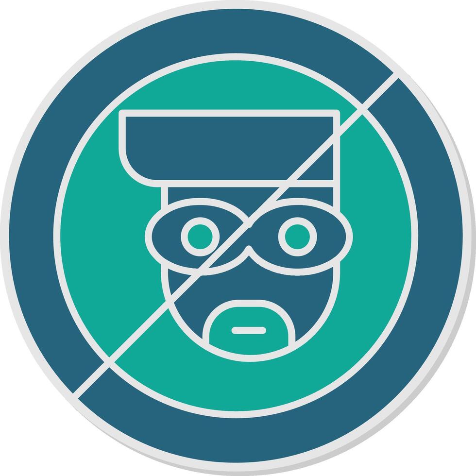 Anti Theft Sticker Icon vector