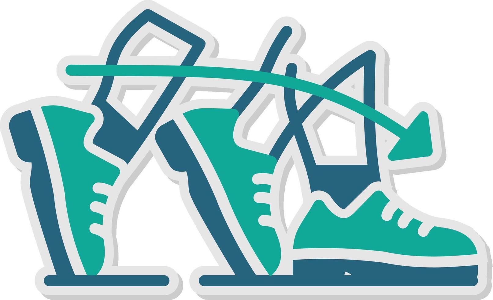 Chug Sticker Icon vector