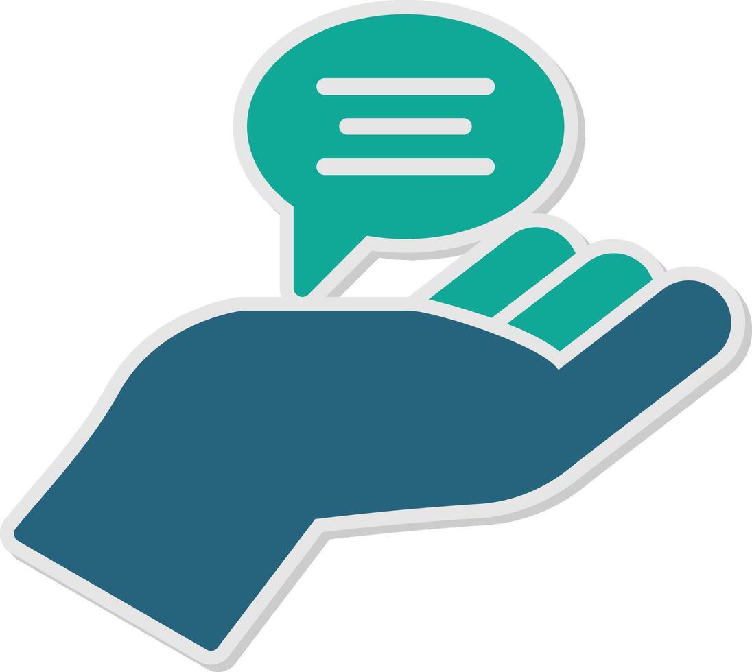 Advice Sticker Icon vector