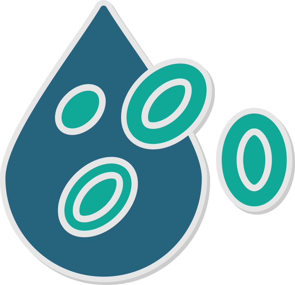 Platelet Sticker Icon vector