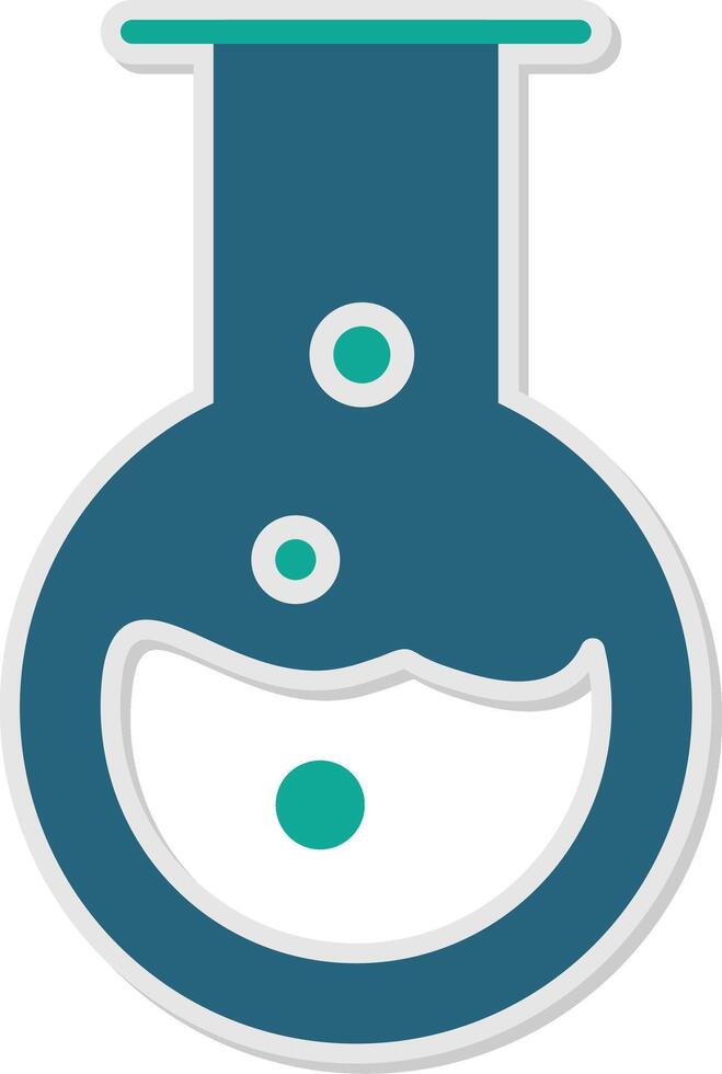 Experiment Sticker Icon vector