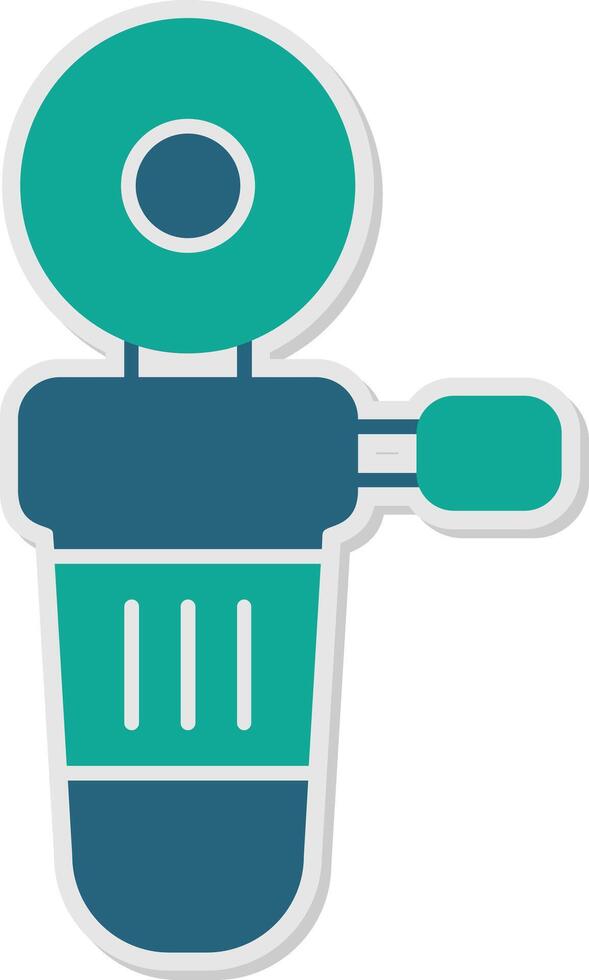 Polisher Sticker Icon vector