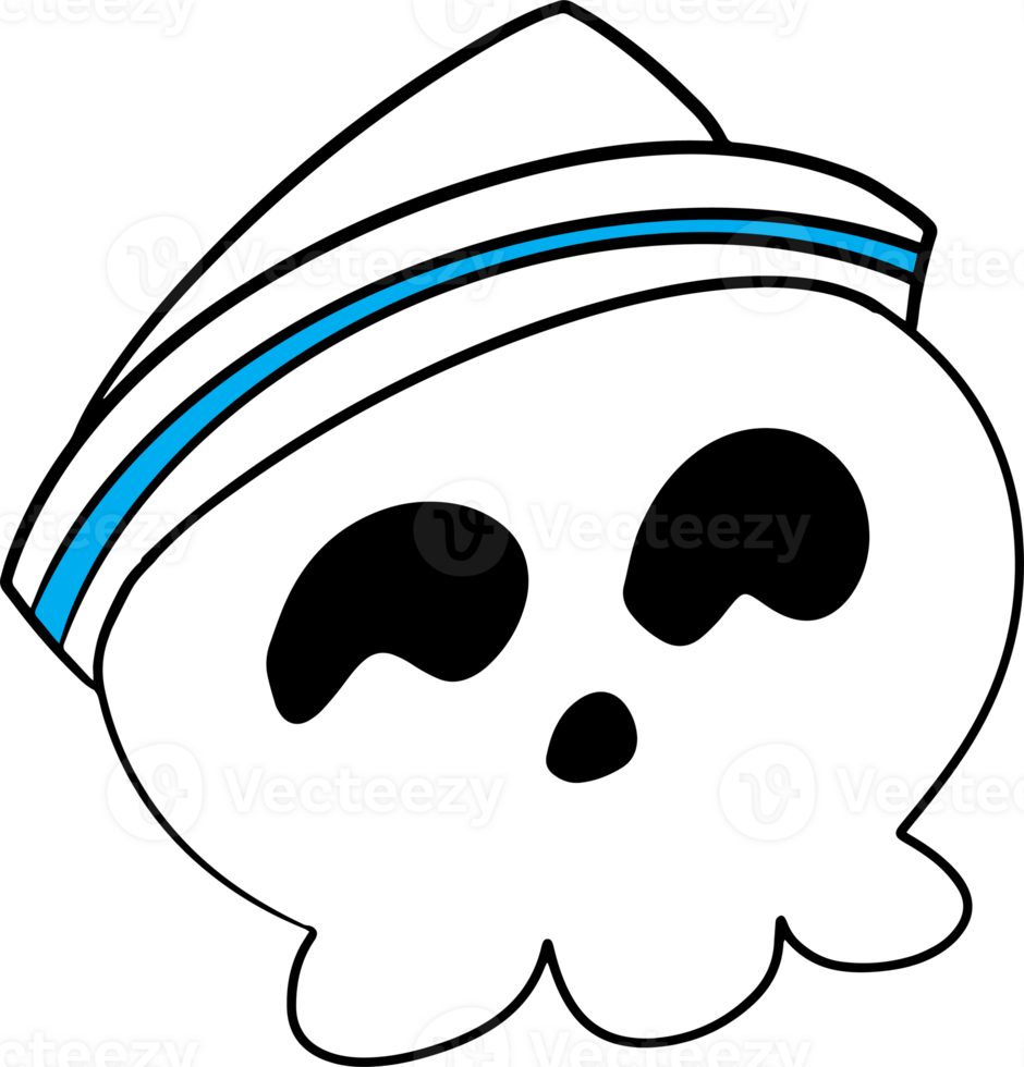 The Skull for holiday and halloween concept png