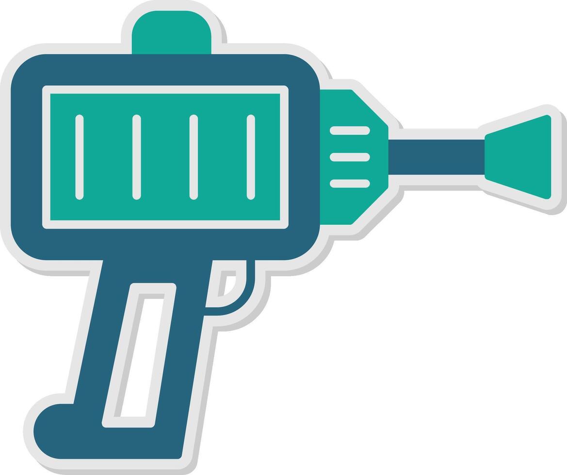 Impact Driver Sticker Icon vector