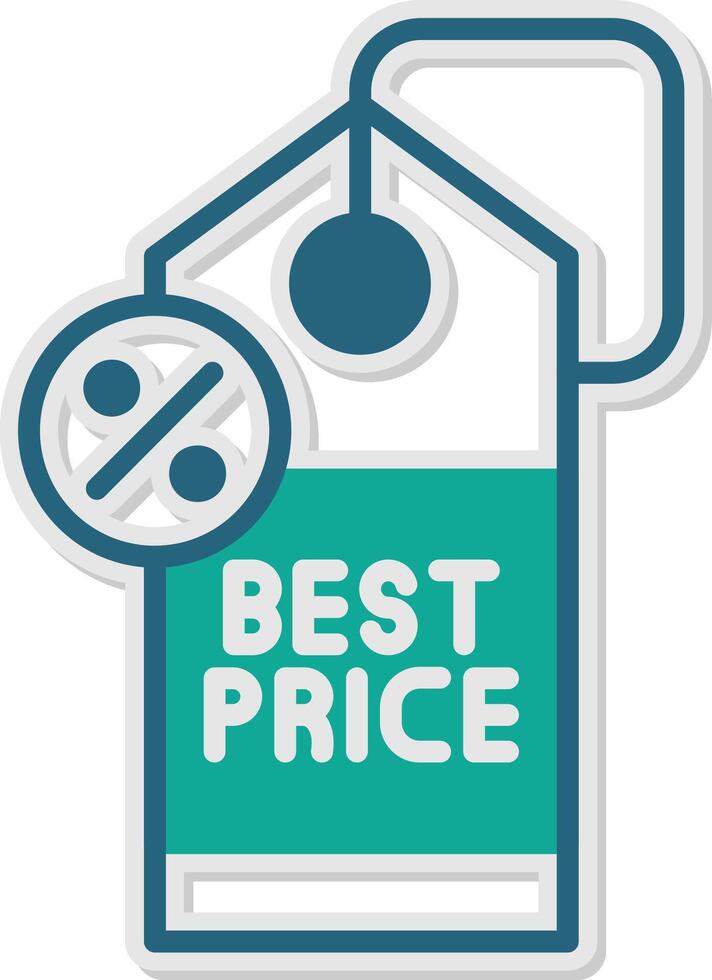 Best Price Sticker Icon vector