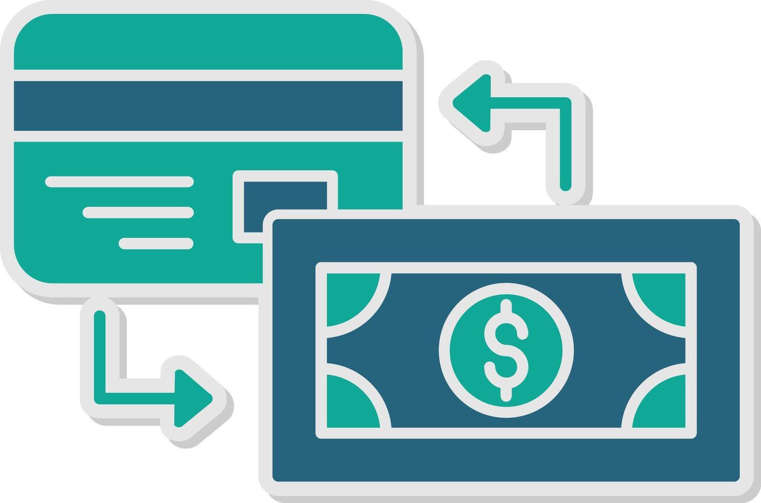 Payment Method Sticker Icon vector