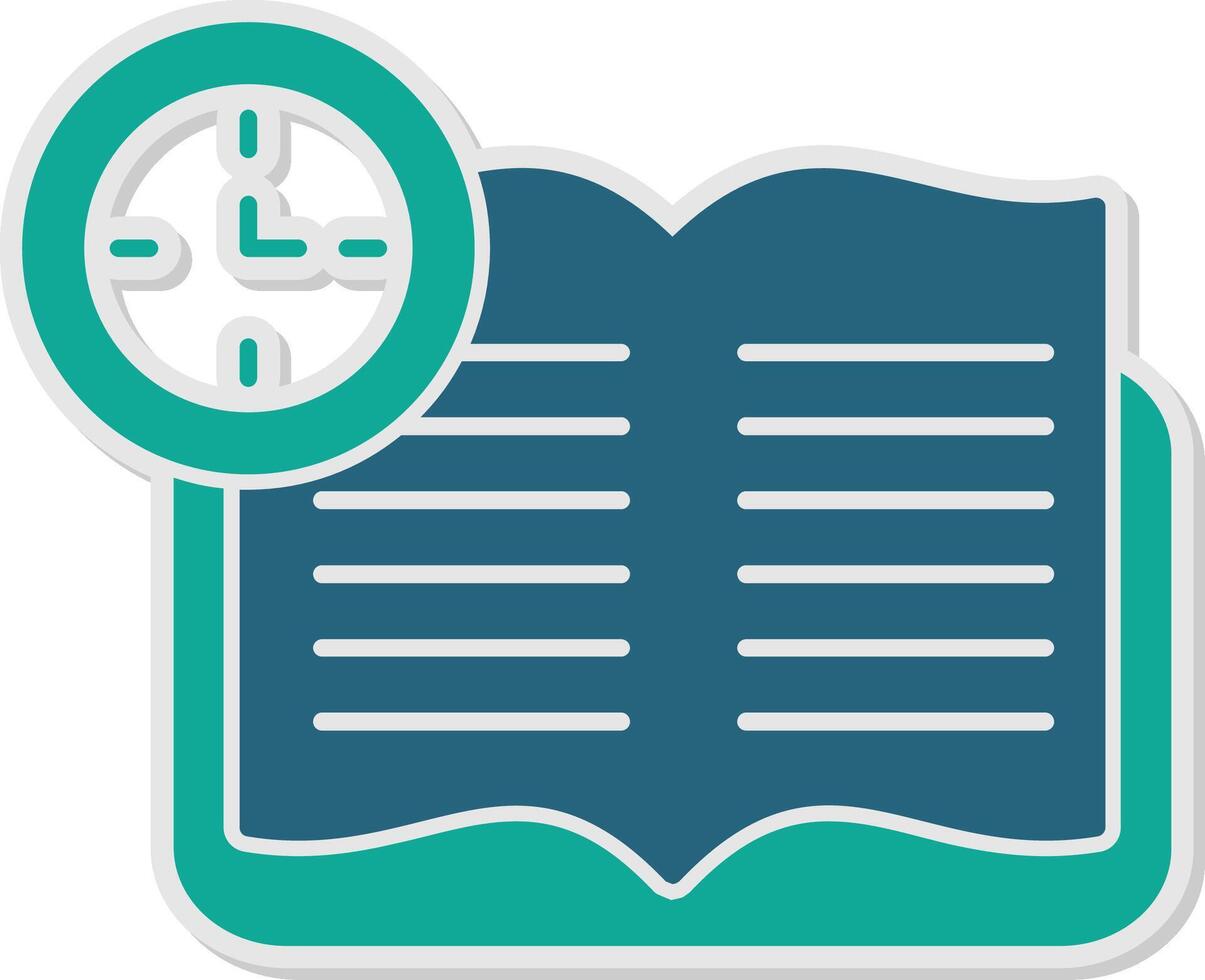 Continuous Learning Sticker Icon vector