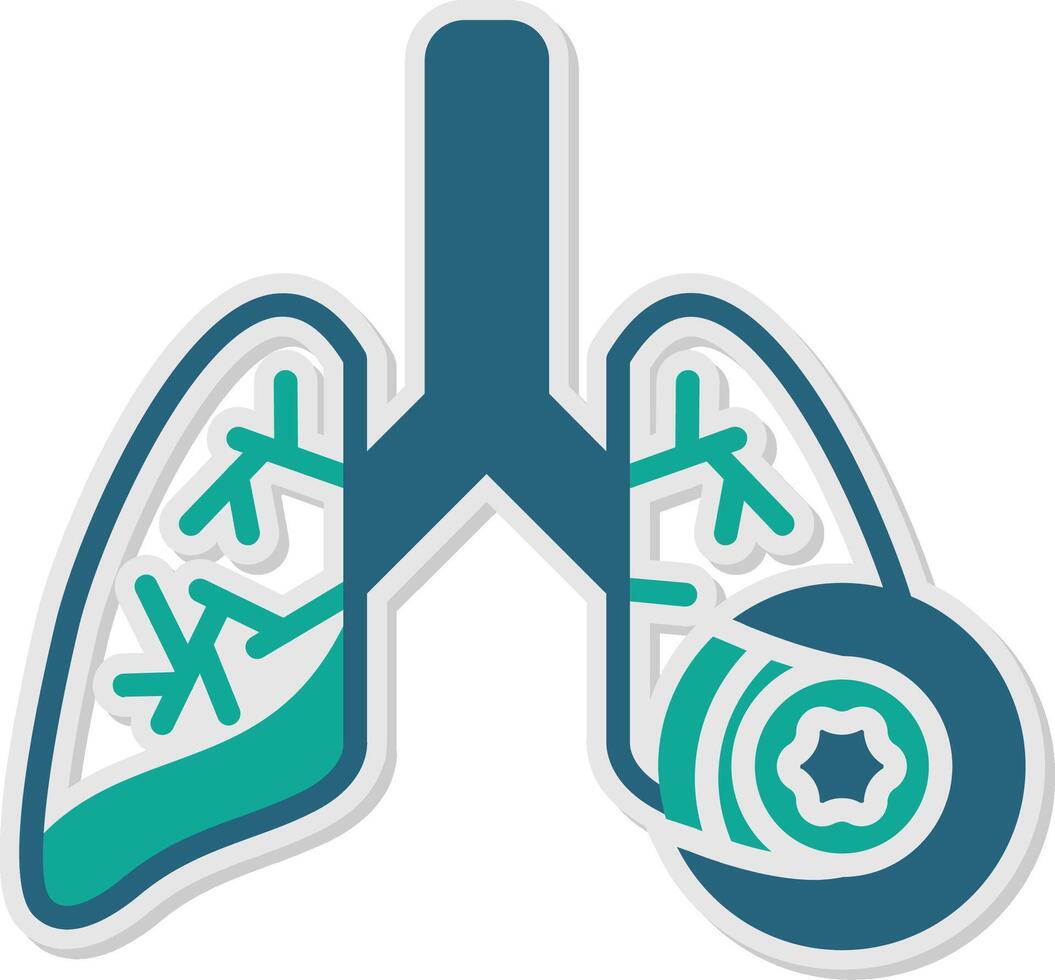Broncus Sticker Icon vector