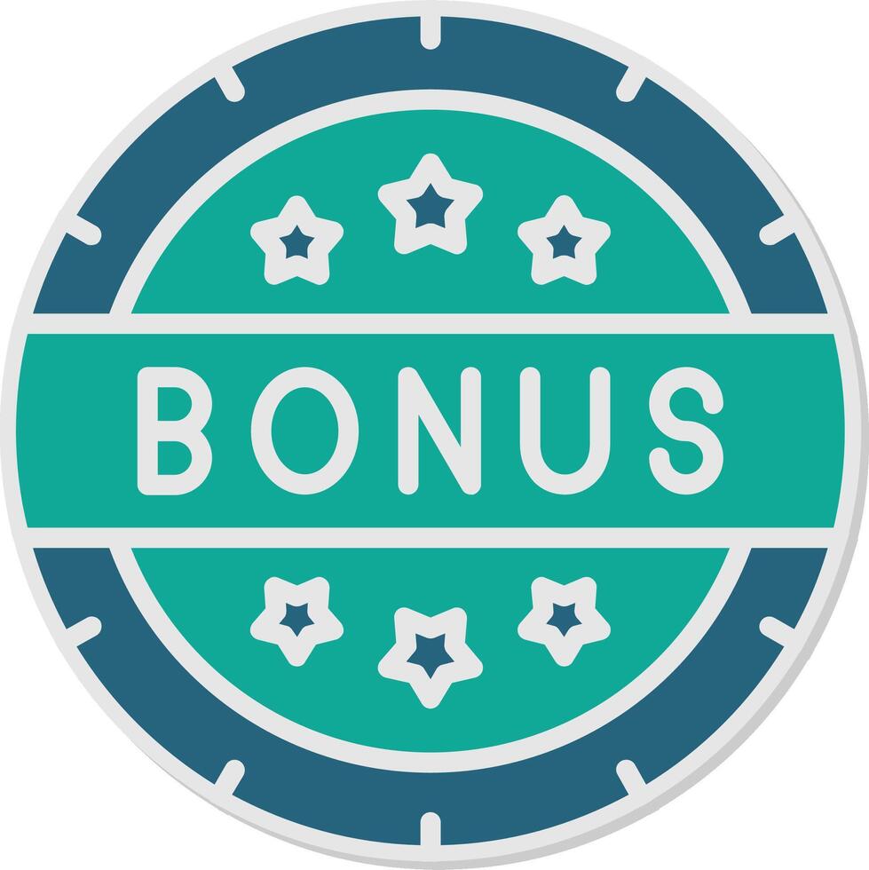 Bonus Sticker Icon vector