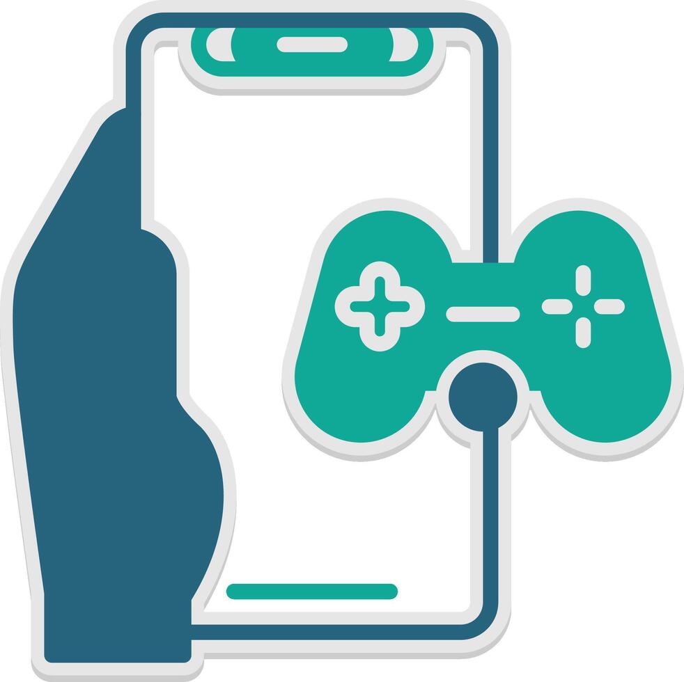 Gaming Sticker Icon vector