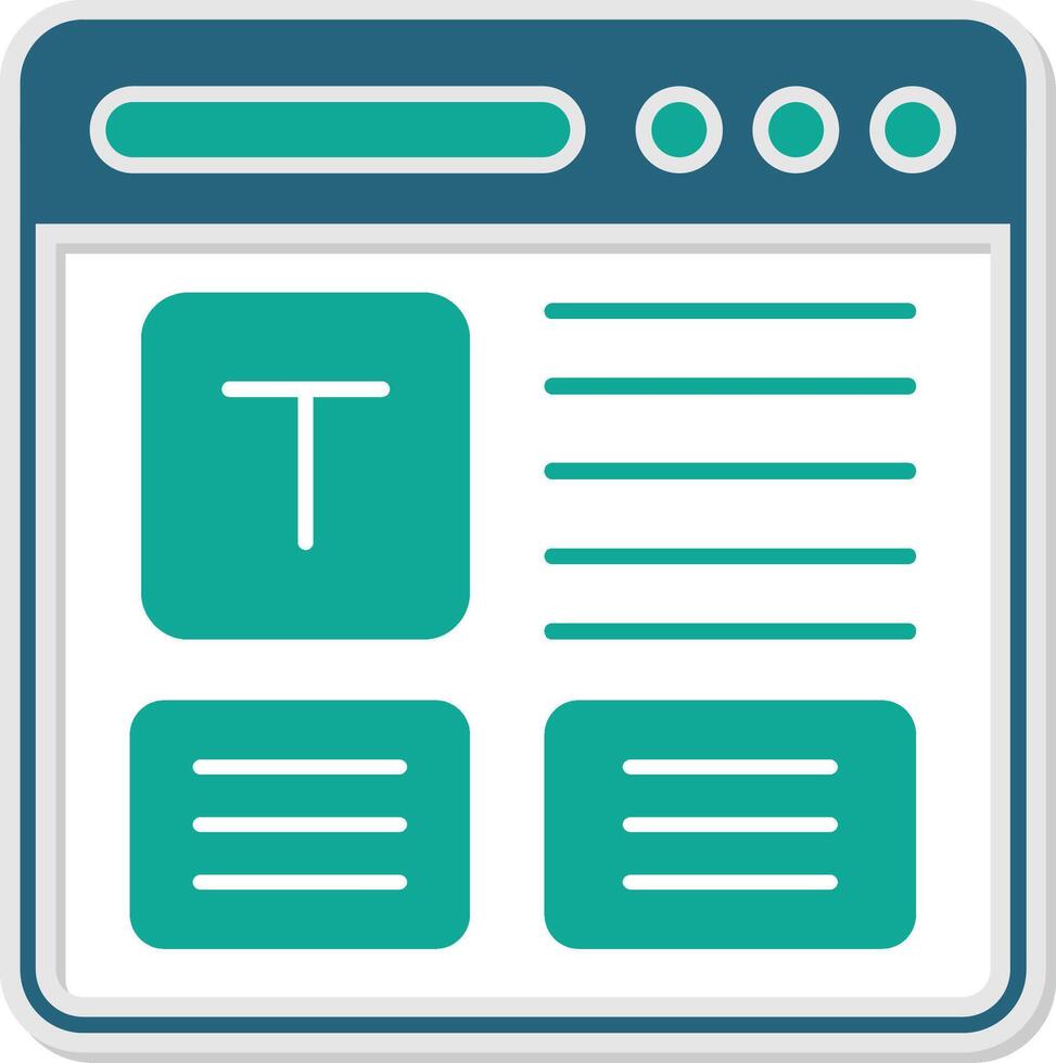 Refresh Sticker Icon vector