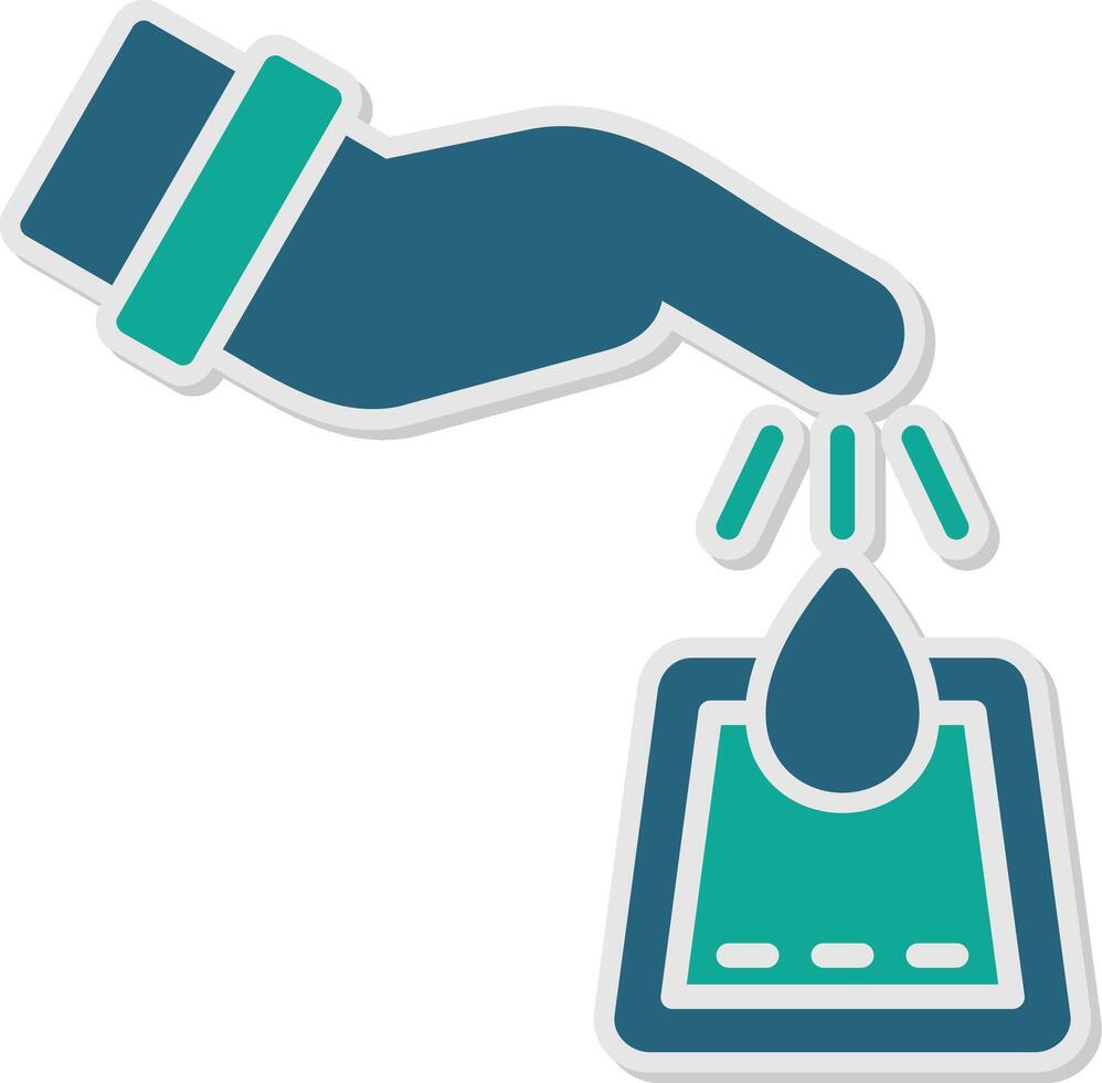 Diabetes Sticker Icon vector