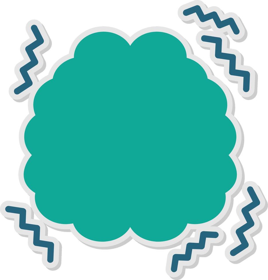 Parkinson Sticker Icon vector