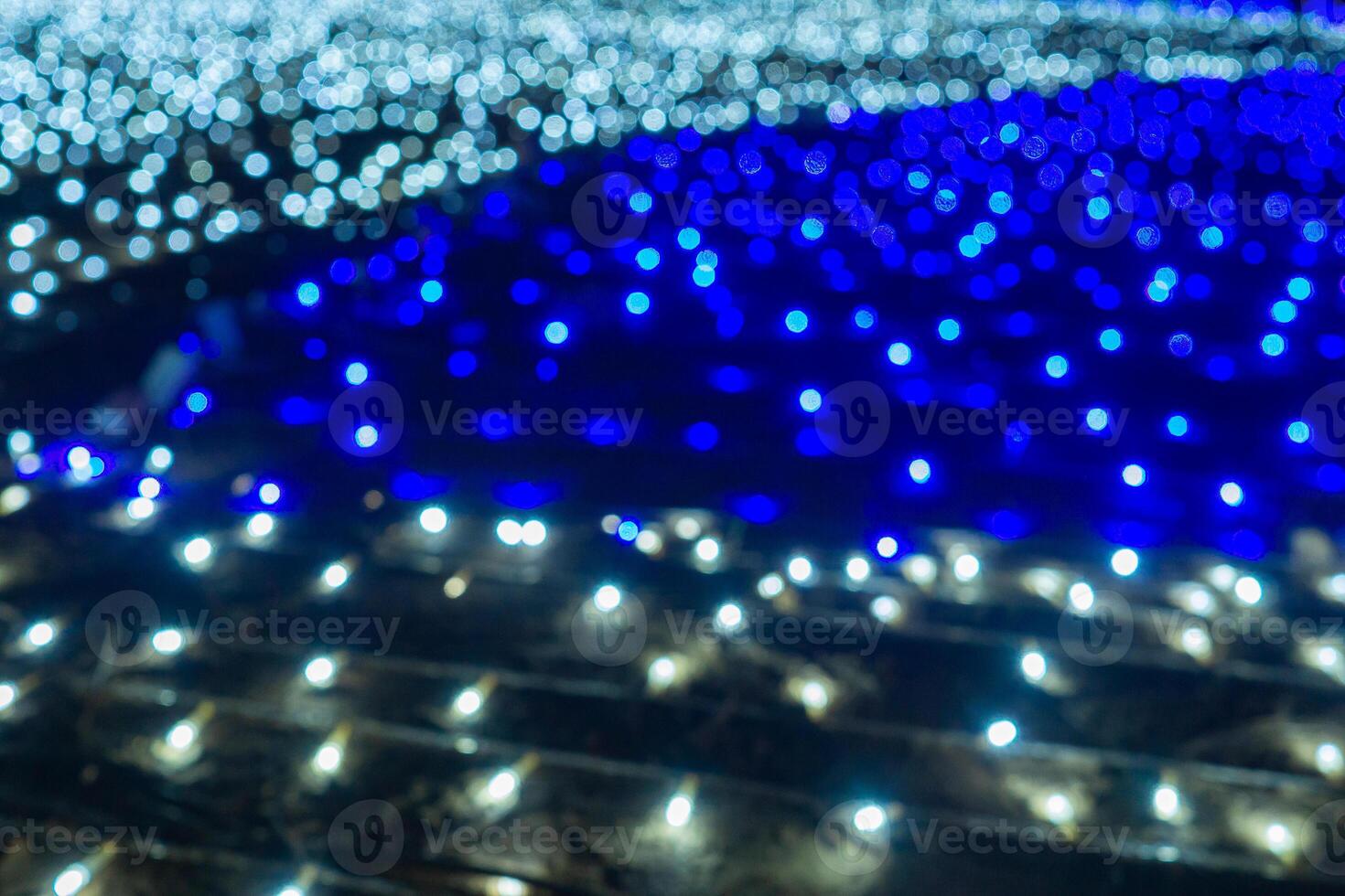 Colorful beautiful lighting blurred bokeh defocused photo