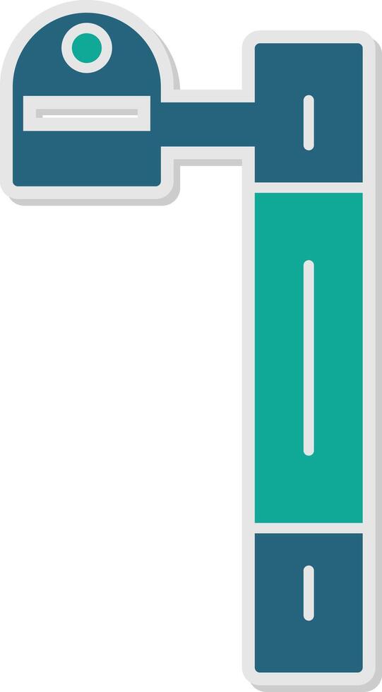 Cctv Sticker Icon vector