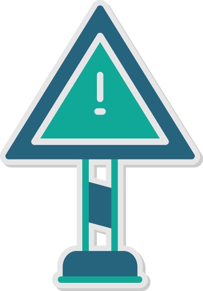 Risk Sticker Icon vector