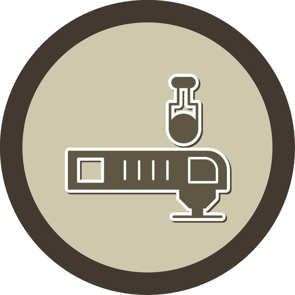 Oscillating Multi Tool Sticker Circle Icon vector